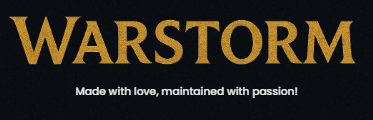 Warstorm 3.3.5 server logo